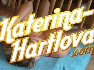 'Morning jerk in sofa and fantastic undergarments Katerina Hartlova'