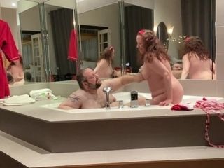 'Shyla & Rexâ€™s unholy Weekend in a Luxury motel Suite, Part 3: steamy bathtub Fun'