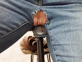 Driving bycicle restrain bondage