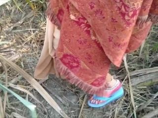 'Desi village bhabhi outdoor pummeling ass-fuck sex'