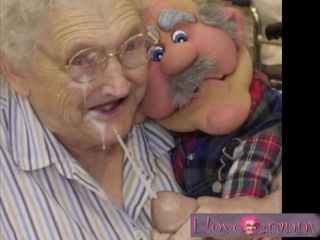 Granny Gets enormous facial cumshot pop-shot