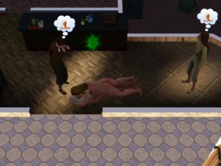 The manager humped at work in the porno game Sims Office intercourse