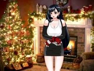 '[Xmas anime porn Game] Ep.ten Tifa the insatiable doll gets penetrated by Santa'