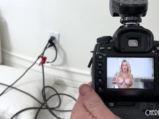 'a sight bts With Our virgin Of The Month cougar Savannah Bond While She flashes Off Her massive Boobs'