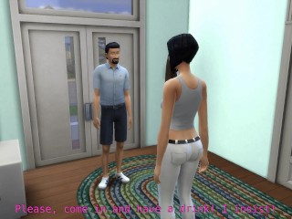 'DD Sims - wifey ravaged buddies in front of hubby - Sims 4'
