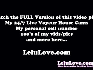 'Lelu Love's Top 5 vids of 2020, nutting in at #3 is a point of view hotwife dirty seconds creampie'