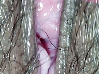 Desi Indian housewife fingerblasting her vulva still her climax