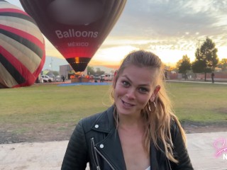 Sammmnextdoor appointment Night #05 - sultry sunrise fuckfest (she swallows) over pyramids in an air balloon