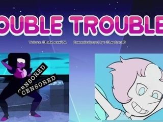 '"DOUBLE TROUBLE" Steven Universe- love button x Garnet'