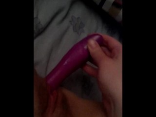 STEP - sis jerking with her fuck stick (found on box phone)
