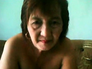 Yam-sized grandmother japanese woman on webcam flashing genitals on webcam