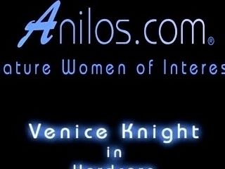 Stimulant mature Venice Knight blows then pummels