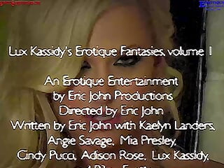 Erotique refreshment - finer yankee ultra-cutie Angie Savage onanism for Lux Kassidy and Eric John for EroticSexFantasies
