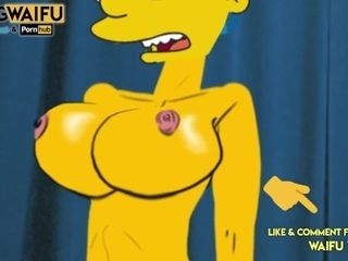 'MARGE SIMPSON cougar 2D toon Real Waifu #5 railing immense ANIMATION booty Booty toon costume play SIMPSONS'