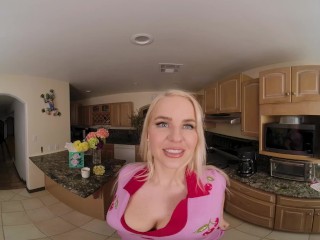 'My big-chested blond step-mom Slimthick Vic Wants My Dick'