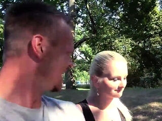 German public mature humped outdoor